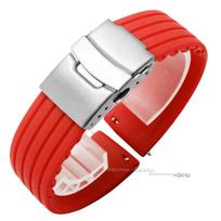 Silikoninė laikrodžio apyrankė Greito atsegimo guminė laikrodžio juosta 18mm 20mm 22mm 24mm Riešo dirželis Laikrodžių priedai Pakeičiama laikrodžio apyrankė 18mm&no logo
