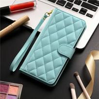Leather Flip Phone Case for Samsung Galaxy S10 PlusS24 S25 S26 Ultra Note 10 20 Ultra Magnetism Wallet Bracket Cover For S24 Ultra mėtų žalios spalvos