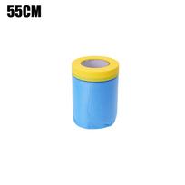 Electrostatic Pre-taped Masking Film Automotive Spray Paint Protective Cover Auto Body Shop Supplies PE Plastic Sheeting Roll 1 Roll