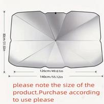1PC Car Sunshade Umbrella Front Windshield Sun Shade Foldable Parasol Summer UV Protection Car Heat Insulation Auto universal