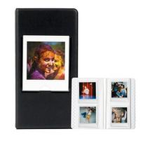 Photo Album Book for Fujifilm Instax Square SQ20/SQ10/SQ6/SP3 With 64 Pockets Picture Wedding Birthday Memorial Gift Album (black,1pc) juoda