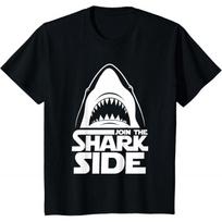 Join The Shark Side  Funny Shark Lover Ocean Wildlife Gift t shirt Vintage Graphic Tee 100 cotton clothes All size Tops S6XL S