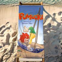 P-Pumuckl kommt zu M-Meister E-Eder Towel Beach Towel Travel Lightweight Skin Friendly for Pool Beach Camping Cruise Summer STJ40x70CM