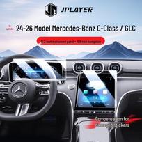 JPLAYER HD Tempered Film for Mercedes-Benz Car Screens 2024-2026