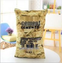 Custom Cement Bag Prank Pillow - Plush Sofa Cushion Toy & Gift for Kids' Birthdays 40 cm