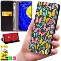 Etui Typu Portfel Do Xiaomi 15T - Pokrowiec Bluemoon Nadruk + Szkło 9H