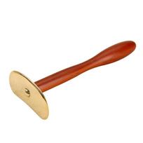 Žalvarinė Gua Sha plokštelė su ilga rankena, savimasažo įrankis namų naudojimui, viso kūno nugaros Gua Sha grandiklis su raudonmedžio rankena Short Handle