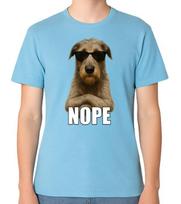 Irish Wolfhound Dog Nope Unisex T-Shirt 3XL