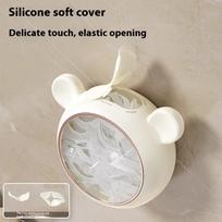 1Pcs Plastic Wrap Storage Box Cling Film Organization Wall Mounted Dustproof Box Food Cover Wrap Rack Home Kitchen Storage Box Cover 1PCS