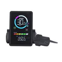 A96I-M7C-2 Elektrinio dviračio LCD ekranas 24V 36V 48V 60V E-paspirtuko LCD skydelis su USB UART Kalnų elektriniam dviračiui 6PIN Par