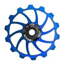 Aluminum Zinc Zinc Alloy 14T 15T 16T Bicycle Parts Bearing Guide Roller Rear Derailleur Guide Wheel 14T mėlyna