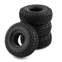 4vnt nuotolinio valdymo vikšrinis 1.9 guminės automobilio padangos 120*50*45mm TRAX4 RC4WD D90 Axial pakeitimas juoda