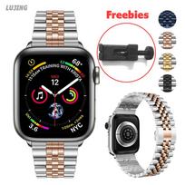 Metal stainless steel strap For Apple watch Ultra 49mm 45mm 41mm Bracelet Wristband For iwatch 6 5 4 3SE 44mm 42mm 40mm 38mm band series 9 8 7654se321 38mm 40mm 41mm