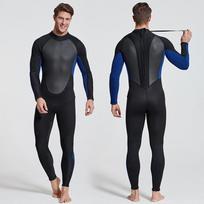 Sharkbat 3mm Men's One-Piece Wetsuit for Snorkeling, Winter Swimming, Diving, and Surfing M