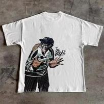 2025 New Fashion Sopula Vintage The Illest Villain Mf Doom Graphic Casual Street Basketball T-shirt Harajuku Oversized T-shirt S