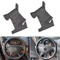 Rankomis siūtas automobilio stiliaus vairaračio perforuotos odos apdailos dangtelis Mercedes Benz Vito 2010-2015 Viano W639 2006-2011 Red Thread