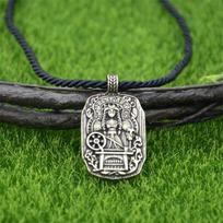 Frigga, Likimo Deivė, Runinis Amuletas, Raganos Kompaso Pakabukas, Vikingų Karoliai, Wicca Papuošalai Moterims