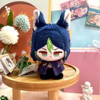Genshin Impact Plush Dolls Columbina Sandrone Tighnari Al Haitham Cyno Bag Pendant Keychain Anime Figure Stuffed Toys Gift 10cm