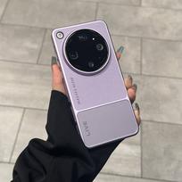 OPPO Find X9 Ultra dėklas PU odos sujungimas Paprastumas Galvanizuotas PC kietas dangtelis Prabangus Apsaugantis nuo dulkių Neslystantis Buferis OPPO Find X9 Ultra violetinė