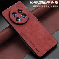 Case For Realme 13 Pro Plus Case Luxury Silicone Leather Cover For Realme 13Pro 5G Camera Protect Phone Shell Shockproof Bumper Realme 13 Pro Plus raudona