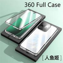 360 Full Case For Oppo Reno 14F Reno14 FS 5G Double Sided Magnetic Adsorption Metal Tempering Glass Phone Cover Bumper For Oppo Reno 14F 5G sidabras