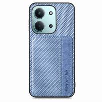 For Xiaomi Redmi 15c 4G 5G Anti-theft Brush Leather Back Case Magnet Card Funda Redmi 15c Case Mi RedMi15c 15 C C15 Phone Cover Redmi 15C 5G mėlyna