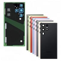 Atsarginis galinis dangtelis Samsung Galaxy S23 ultra SM-S918B/DS SM-S918U SM-S918U1 SM-S918W telefono galinis dangtelis galinis korpusas stiklas laimo žalia spalva