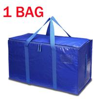 1/3pcs Huge Durable 90L Moving Bags Large Heavy Duty Storage Bag Travel Backpack Strap Strong Handles Zippers Big Totes