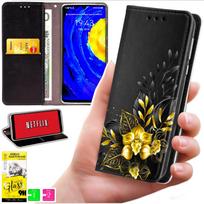 Etui Typu Portfel Do Motorola Edge 70 - Pokrowiec Bluemoon Nadruk + Szkło 9H