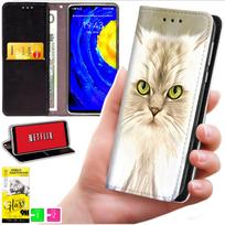 Etui Typu Portfel Do Xiaomi Redmi 15C 5G 173Mm / Poco C85 - Pokrowiec Bluemoon Nadruk + Szkło 9H