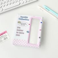 Cute Cartoon 4 Continuous Albums Clear Pockets Small Card Collect Book  Card Storage style A
