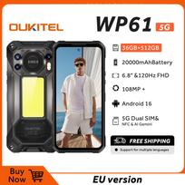 OUKITEL WP61 5G Outdoor Smartphone Android 16--20000mAh, 6.8  120Hz Outdoor Handy 36GB+512GB Handys,  108MP+8MP Nacht, IP68/Dual SIM 5G/NFC/GPS juoda