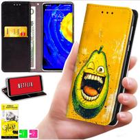 Etui Typu Portfel Do Xiaomi 15T - Pokrowiec Bluemoon Nadruk + Szkło 9H