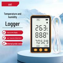Deli High-Precision Temperature & Humidity Data Logger
