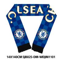 2026 US-Canada-Mexico World Cup Fan Scarf Football Club Knitted Polyester Support Scarf sjb025-dm-weijin1101 england chelsea football club