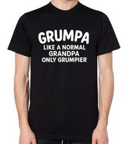 Grumpa Like A Normal Grandpa But Grumpier T-Shirt Grandad Top 2XL
