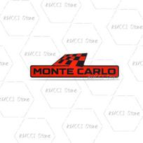 AAABV1 Lieto Metalo Monte Carlo Lenktynių Vėliavos Grotelių Emblema Galinės Bagažinės Ženkliuko Lipdukas Skoda Fabia Octavia Kodiaq Superb VRS Kamiq Rapid