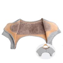 Collar Shoulder Wrap Protector Comfortable Warm Shoulder Brace Shoulder Warmer Pad  Home L 60-70kg-Grey no Collar