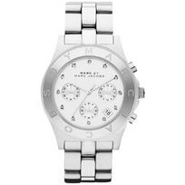 Marc Jacobs MBM3100 Blade Silver White Ladies Watch 40mm sidabras