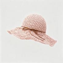 Foldable Floppy Straw Hat Handwoven Panama Hat Elegant Straw Sun Hat  Summer Women's Wear rožinė