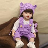 55CM Lifelike Reborn Dolls Realistic Full Silicone Baby Bebe Vinyl 50CM Newborn Girl Doll Princess Toddler Toy Gift 55cm pink