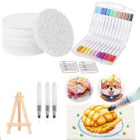 Paint, 3D Painting Canvas Sponge, Popcorn Painting Texture Painting Set, DIY Bubble Painting Brush Art Supplies 5ml One Size