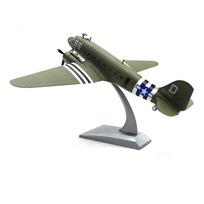 Mastelis 1/100 Modelis Metalinis Lydinys C-47 DC3 Transportinis Lėktuvas Modelis Lėktuvo Modelio Rinkiniai Statybai Lėktuvai Dekoracija Kolekcija
