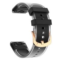 20mm Quick release Clear Glacier Silicone Strap watch band For Garmin Fenix 7S Sapphire Solar 6S Pro  5S Plus For Fenix8 43mm For Fenix8 43mm juoda