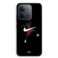 Dėklas Xiaomi Redmi 15C 5g Nike Jordan logotipas juodas fonas Maniacase juoda