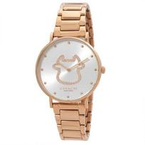 Coach Perry Quartz Silver Dial Ladies Watch 14503708 auksas