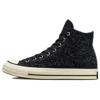 Converse Chuck 70 Comfortable Casual High Top Espadrilles Unisex Graphite Black 36