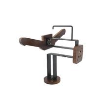 Motociklo šalmo laikiklis Medinis Geležinis Sieninis Laikiklis Šalmo Pakaba Sandėliavimo Lentyna Važiavimui Dviračiu Įrangai Riešuto gray