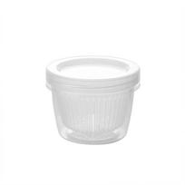 Mini Round Storage Box For Onion Fruit Ginger Garlic Food  Crisper Organizer skaidri
