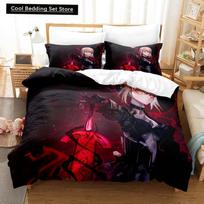 3D Printed Anime Fate/Stay Night Saber Bedding Set Single Twin Full Queen King Size Bed Set Adult Kid Bedroom Duvet Cover Sets EU single(135x200cm)